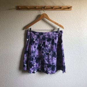 ❄️ 5 for $10 ❄️ Purple Floral Skirt